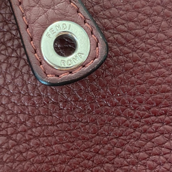 Fendi green telephone graphic oversized clutch - Picture 7 of 11